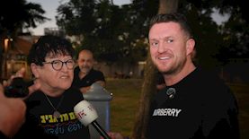 טומי רובינסון ושפי פז, צילום: מאיה לוין